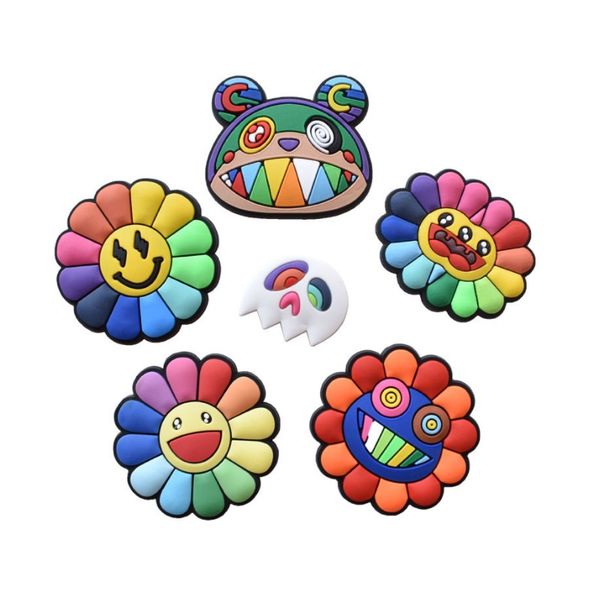 big size cute cartoon pvc shoe charms shoes buckles flowers fit bracelets croc jibz accessories wristband boys girls gift hat decoration, White;pink
big size cute cartoon pvc shoe charms shoes buckles flowers fit bracelets croc jibz accessories wristband boys girls gift hat decoration, White;pink