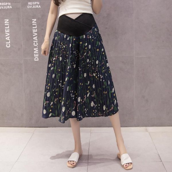 maternity bottoms wide leg loose capris summer across v belly short pants clothes for pregnant women printed chiffon pregnancy skirts, White
maternity bottoms wide leg loose capris summer across v belly short pants clothes for pregnant women printed chiffon pregnancy skirts, White