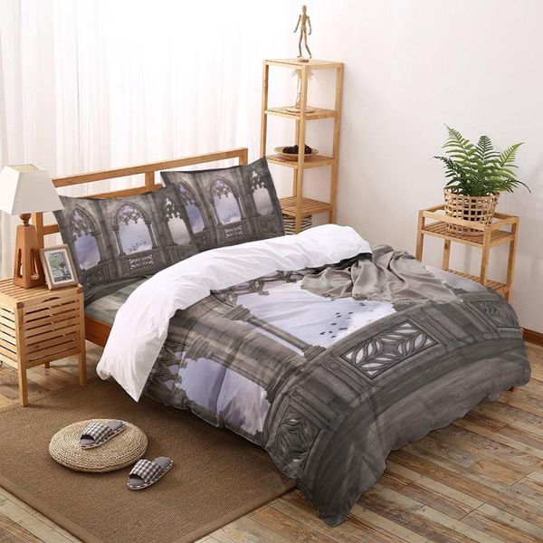 bedding sets gothic vintage house decorative printing set duvet cover bed linens bedclothes home textile full king size
bedding sets gothic vintage house decorative printing set duvet cover bed linens bedclothes home textile full king size