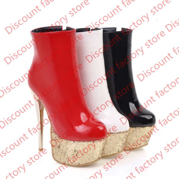 autumn 35~48 size stiletto heel 15.5cm brand red martin boots black women ankle boots nightclubs waterproof platform white shoes
autumn 35~48 size stiletto heel 15.5cm brand red martin boots black women ankle boots nightclubs waterproof platform white shoes