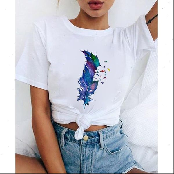 funny printed feather t shirt women short sleeve summer t shirt tees camiseta mujer dropshipping 2021 women, White
funny printed feather t shirt women short sleeve summer t shirt tees camiseta mujer dropshipping 2021 women, White