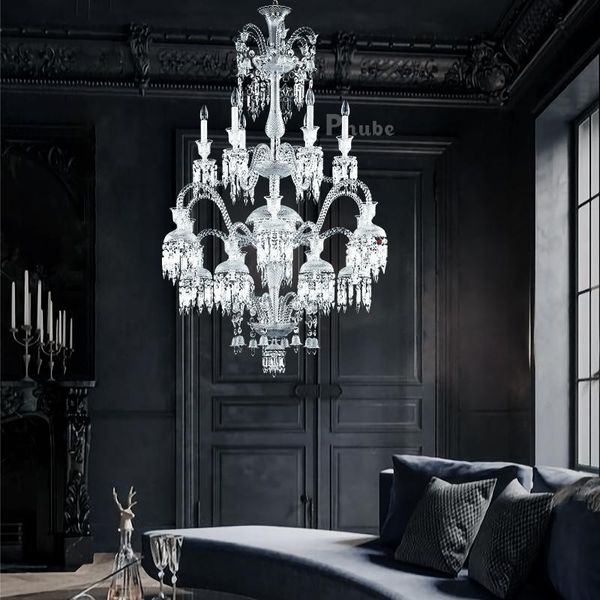 chandeliers 18 head gold baccarat crystal chandelier lighting modern de cristal indoor lights hanging lamp
chandeliers 18 head gold baccarat crystal chandelier lighting modern de cristal indoor lights hanging lamp