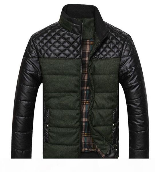 2020 dropshipping new winter spring thick men's jackets and coats pu patchwork designer fashion mens jackets cotton outerwear, Black
2020 dropshipping new winter spring thick men's jackets and coats pu patchwork designer fashion mens jackets cotton outerwear, Black