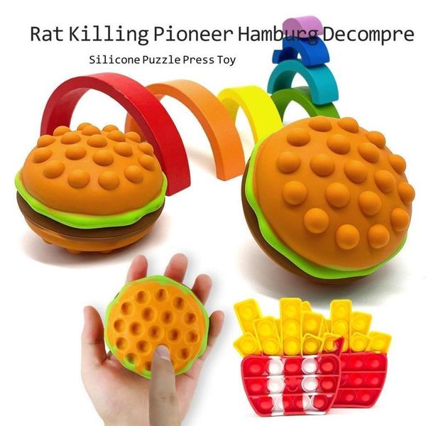 squeeze fidget hamburger french fries toys push poppers bubble board squishy stress relief ball rainbow poo its puzzle hand grip kids baby e
squeeze fidget hamburger french fries toys push poppers bubble board squishy stress relief ball rainbow poo its puzzle hand grip kids baby e