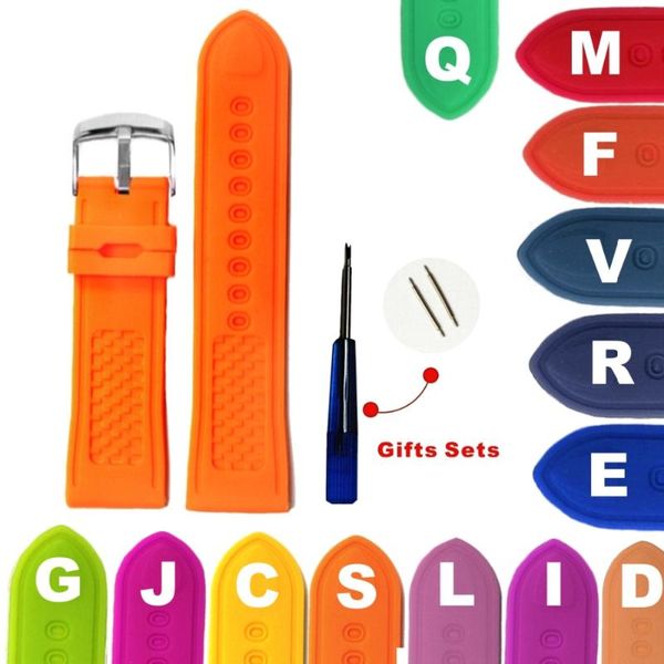 watch bands 24mm red orange yellow green purple neon blue midnight color silicone jelly rubber band straps gifts wb1065 alexis, Black;brown
watch bands 24mm red orange yellow green purple neon blue midnight color silicone jelly rubber band straps gifts wb1065 alexis, Black;brown