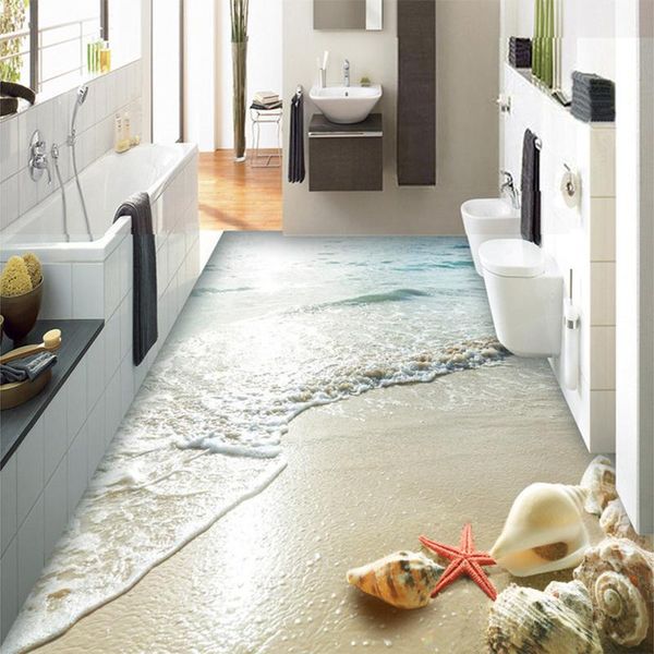 wallpapers pvc self adhesive waterproof 3d wallpaper modern beach wave shells floor tiles mural sticker bathroom bedroom papel de parede
wallpapers pvc self adhesive waterproof 3d wallpaper modern beach wave shells floor tiles mural sticker bathroom bedroom papel de parede