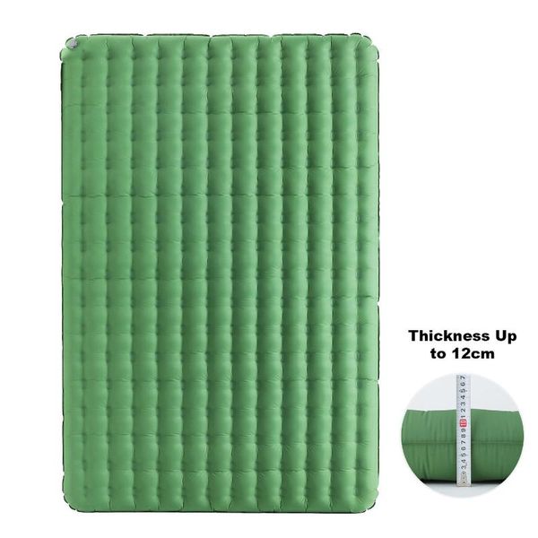 widen 12cm thickness camping sleeping pad with inflatable bag hiking double air mattress beach picnic mat tent air cushion
widen 12cm thickness camping sleeping pad with inflatable bag hiking double air mattress beach picnic mat tent air cushion