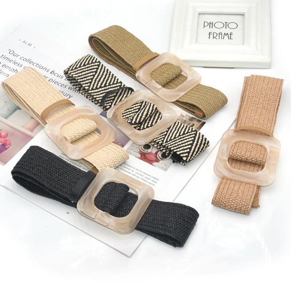 belts 2021 1pc summer women braided elastic belt buckle vintage bohe straw knitted dress 4styles, Black;brown
belts 2021 1pc summer women braided elastic belt buckle vintage bohe straw knitted dress 4styles, Black;brown