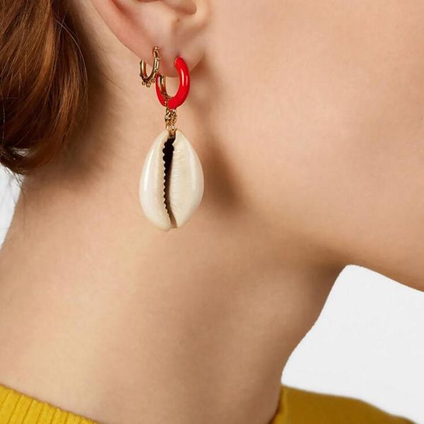 2021 new shell earrings for women yellow/red/pink color round geometric drop shell earrings summer beach ladies fashion jewelry, Silver
2021 new shell earrings for women yellow/red/pink color round geometric drop shell earrings summer beach ladies fashion jewelry, Silver