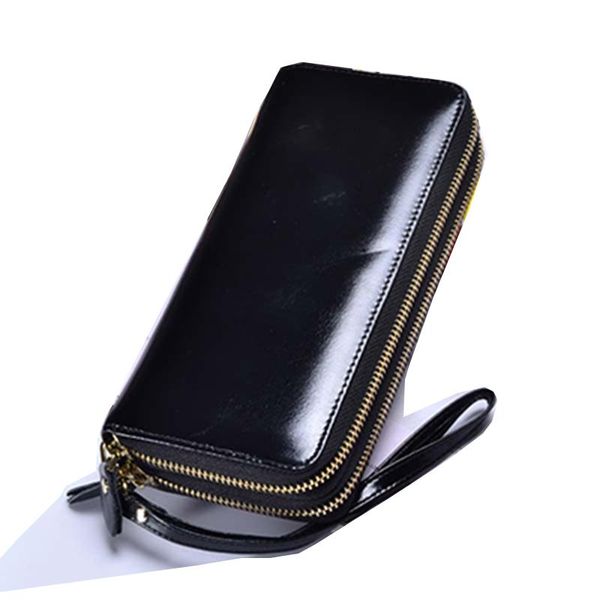 wallets explosion models double zipper cowhide leather women's wallet card holder ladies clutch bag fashion mobile phone, Red;black
wallets explosion models double zipper cowhide leather women's wallet card holder ladies clutch bag fashion mobile phone, Red;black