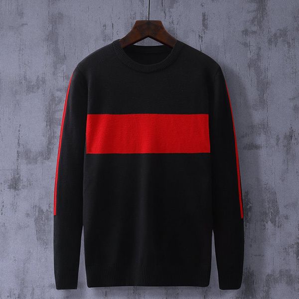 2021 new arrival sweater men's autumn winter fashion round neck knitted stripe casual pullover wear 1-63 f00j, Black
2021 new arrival sweater men's autumn winter fashion round neck knitted stripe casual pullover wear 1-63 f00j, Black