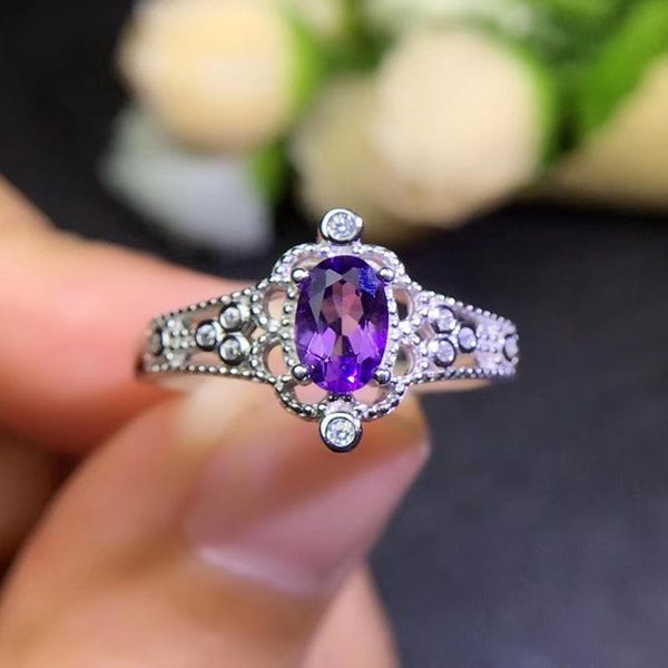 cluster rings colife jewelry 925 silver amethyst ring 4*6mm real birthday gift for woman, Golden;silver
cluster rings colife jewelry 925 silver amethyst ring 4*6mm real birthday gift for woman, Golden;silver