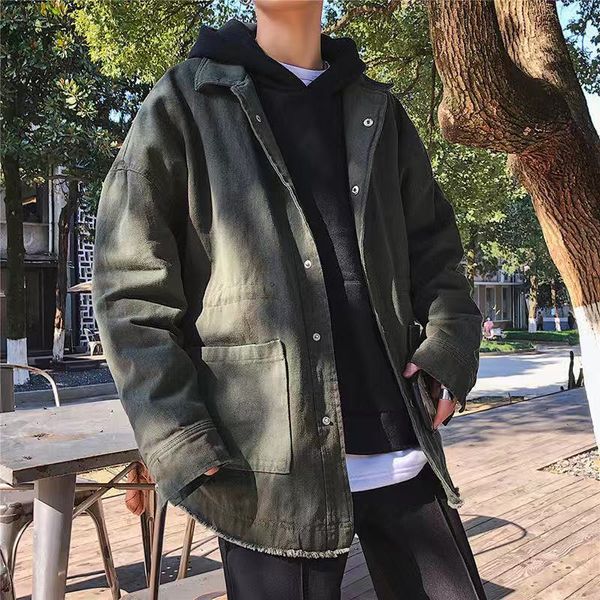 2021 work winter black green jacket, coating, men's jacket c8nc, Black;brown