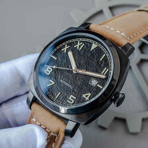 wristwatches 43mm calendar men's military automatic mechanical watch nh35 movement super luminous men army wrist watches 50m waterproof, Slivery;brown
wristwatches 43mm calendar men's military automatic mechanical watch nh35 movement super luminous men army wrist watches 50m waterproof, Slivery;brown