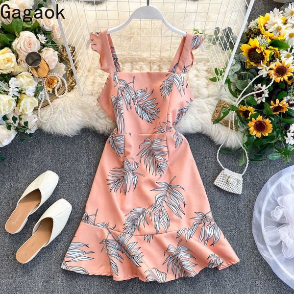 women sweet dress early spring square collar spaghetti strap ruffles print mini slim female fashion dresses 210531, Black;gray
women sweet dress early spring square collar spaghetti strap ruffles print mini slim female fashion dresses 210531, Black;gray
