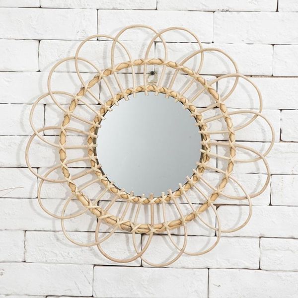 rattan innovative art homestay decoration makeup mirror dressing bathroom wall hanging mirrors craft p props
rattan innovative art homestay decoration makeup mirror dressing bathroom wall hanging mirrors craft p props