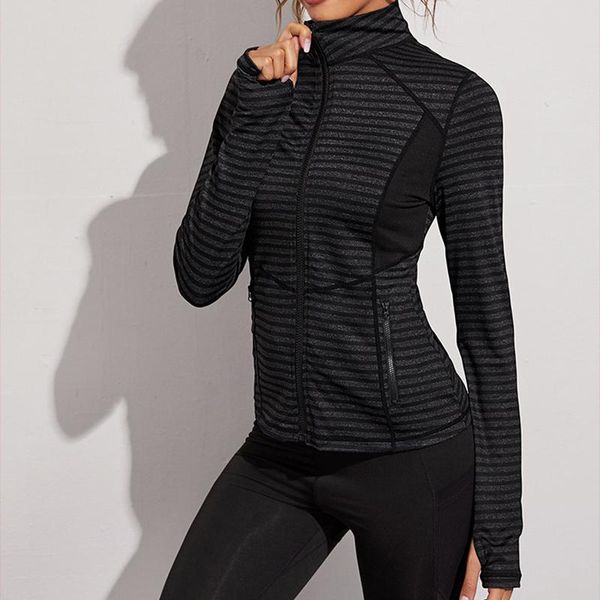 women's jackets women autumn jacket stripe stand-neck long sleeve zipper casual coat with pockets for female ladies jogger running spri, Black;brown
women's jackets women autumn jacket stripe stand-neck long sleeve zipper casual coat with pockets for female ladies jogger running spri, Black;brown