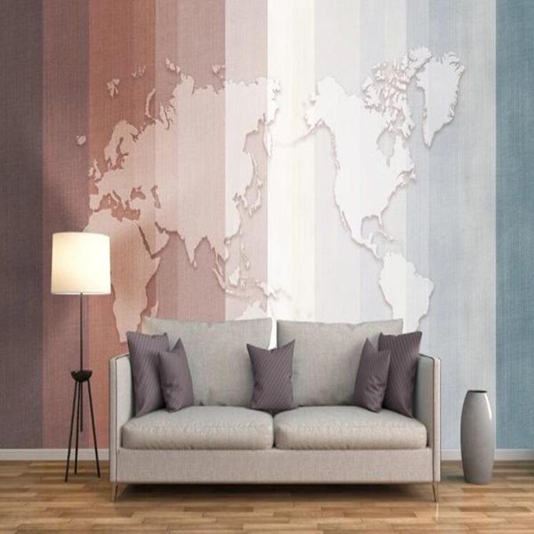 wallpapers milofi custom 3d european and american retro ink background wallpaper mural