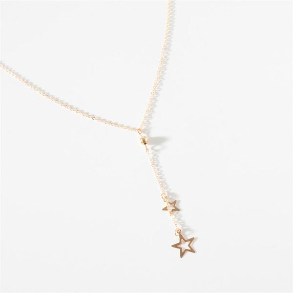 chains 2021 fashion women elegant five-pointed star pendant long tassel chain necklace party jewelry, Silver
chains 2021 fashion women elegant five-pointed star pendant long tassel chain necklace party jewelry, Silver