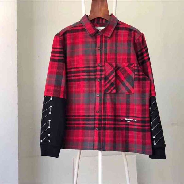 Men's Hoodies & Sweatshirts Trendy Brand Ow3m Reflective Fake Two Pieces of Scottish Plaid Shirt Coat Ins Spring Summer for Men Women MZIT, Black
Men's Hoodies & Sweatshirts Trendy Brand Ow3m Reflective Fake Two Pieces of Scottish Plaid Shirt Coat Ins Spring Summer for Men Women MZIT, Black