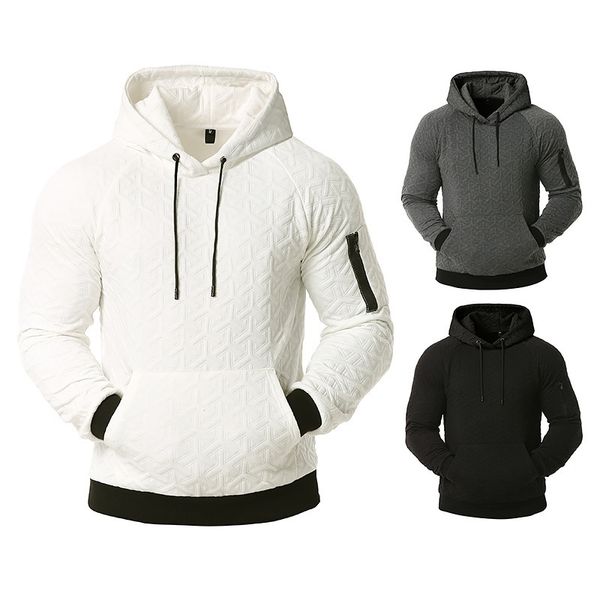 new hollow out men's silk wool sports leisure hooded jacket in autumn and winter 2020, Black
new hollow out men's silk wool sports leisure hooded jacket in autumn and winter 2020, Black