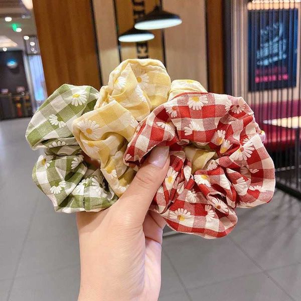 l6aoo new bm large intestine rope circle embroidered daisy hair circle net red in korean simple temperament lattice idyllic hair rope, Pink
l6aoo new bm large intestine rope circle embroidered daisy hair circle net red in korean simple temperament lattice idyllic hair rope, Pink