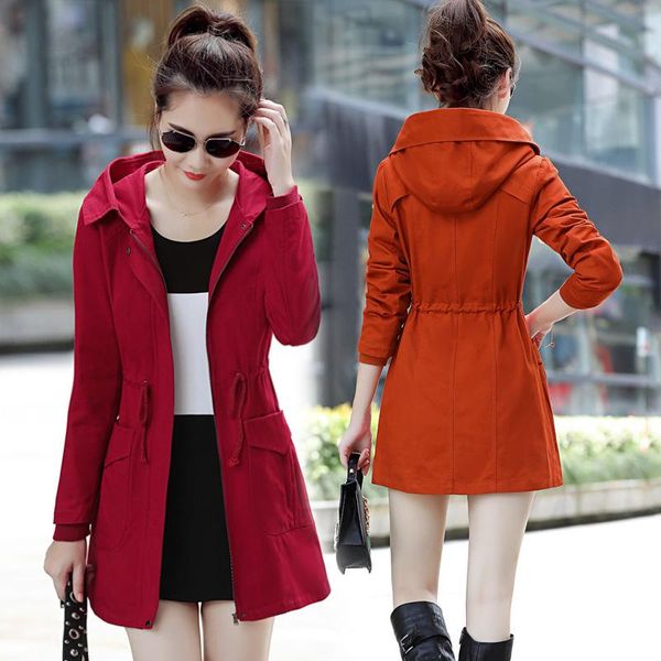 women's trench coats fashion jacket female autumn 2021 spring long section slim slimming ladies wild waist windbreaker coat, Tan;black
women's trench coats fashion jacket female autumn 2021 spring long section slim slimming ladies wild waist windbreaker coat, Tan;black