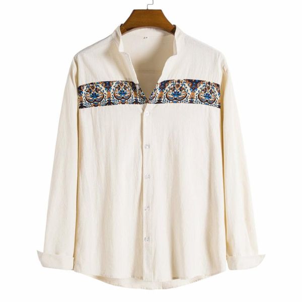 men's casual shirts luclesam men splicing floral dress shirt mens long sleeve button up print blouse chemise homme camisa masculina, White;black
men's casual shirts luclesam men splicing floral dress shirt mens long sleeve button up print blouse chemise homme camisa masculina, White;black