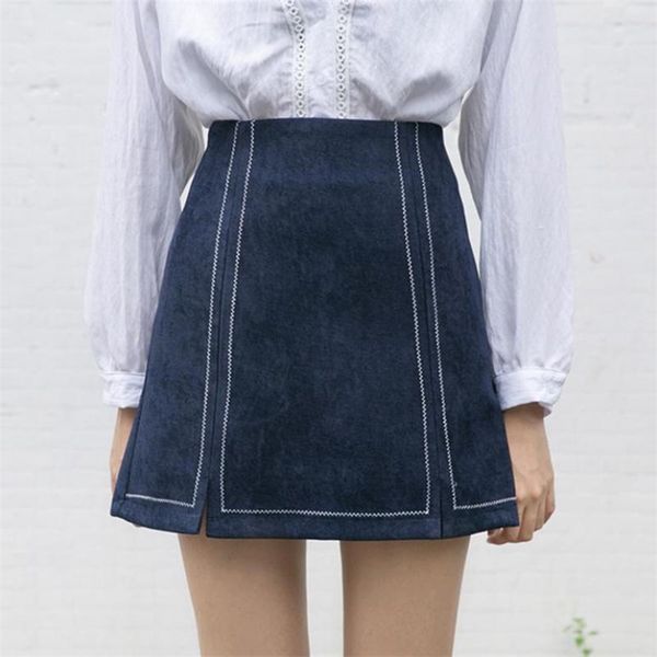 front split skirt korean style slim a high waist woman summer 210527, Black
front split skirt korean style slim a high waist woman summer 210527, Black