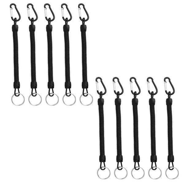 10pcs fishing lanyards boating secure retractable coiled tether with carabiner
10pcs fishing lanyards boating secure retractable coiled tether with carabiner