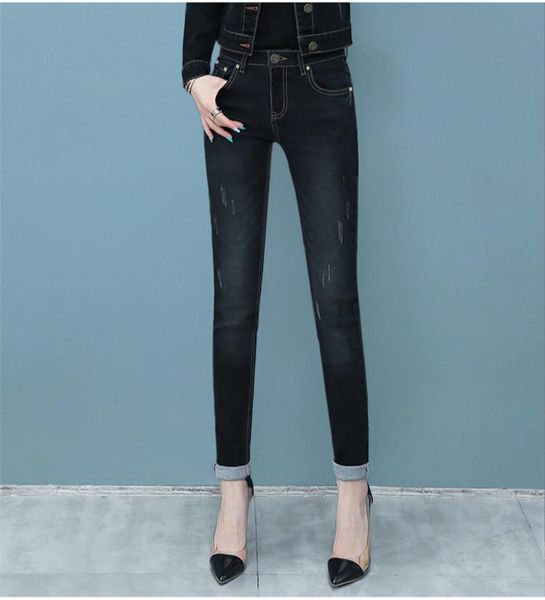 women's jeans 2021 spring and autumn office lady brand female women girls cotton stretch plus size high waist pencil clothing, Blue
women's jeans 2021 spring and autumn office lady brand female women girls cotton stretch plus size high waist pencil clothing, Blue