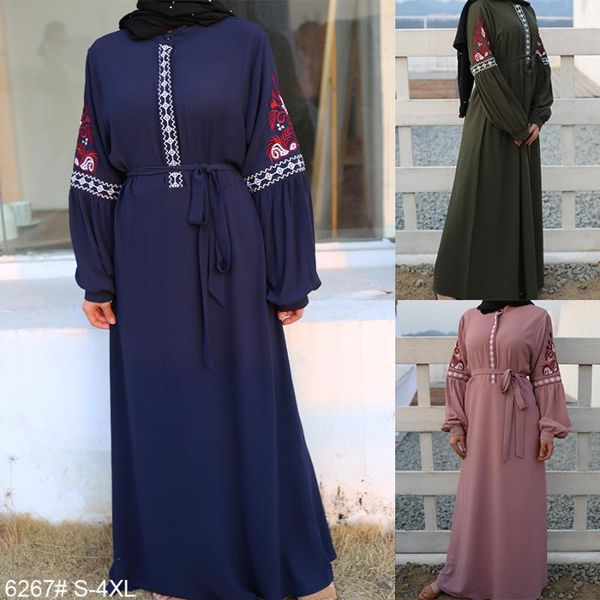 casual dresses fashion women muslim maxi dress long sleeve abaya kaftan islamic arab embroidery robe vintage ladies clothing, Black;gray
casual dresses fashion women muslim maxi dress long sleeve abaya kaftan islamic arab embroidery robe vintage ladies clothing, Black;gray