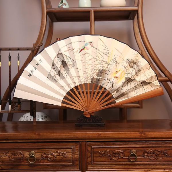 other home decor men's decorative large folding fan bamboo and wood rice paper printing hand outdoor product decoration gift
other home decor men's decorative large folding fan bamboo and wood rice paper printing hand outdoor product decoration gift