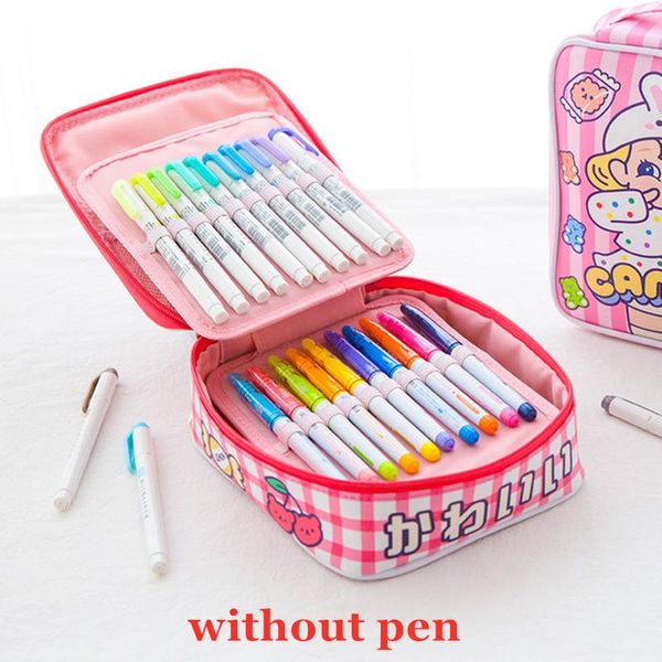 pencil bags 40 holes pu leather school case large capacity kawaii colored bag box multi-functional for art supplies marker pen
pencil bags 40 holes pu leather school case large capacity kawaii colored bag box multi-functional for art supplies marker pen