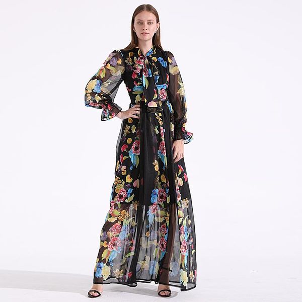 casual dresses long dress runway summer women fashion party boho beach maxi vintage elegant chic print chiffon, Black;gray
casual dresses long dress runway summer women fashion party boho beach maxi vintage elegant chic print chiffon, Black;gray