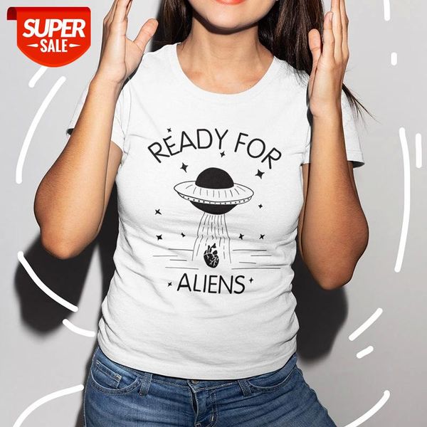 Alien T Shirt Funny Women Summer Novelty Print O-Neck Short Sleeve Tops Tee Female 100% Cotton Girls UFO Tshirt #p88Q, White
Alien T Shirt Funny Women Summer Novelty Print O-Neck Short Sleeve Tops Tee Female 100% Cotton Girls UFO Tshirt #p88Q, White