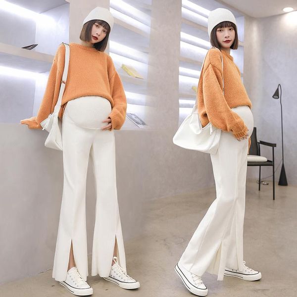 maternity bottoms pregnant women's pants spring wear trousers koreanversion of autumn and winter fork fashion network red broad legsto, White
maternity bottoms pregnant women's pants spring wear trousers koreanversion of autumn and winter fork fashion network red broad legsto, White