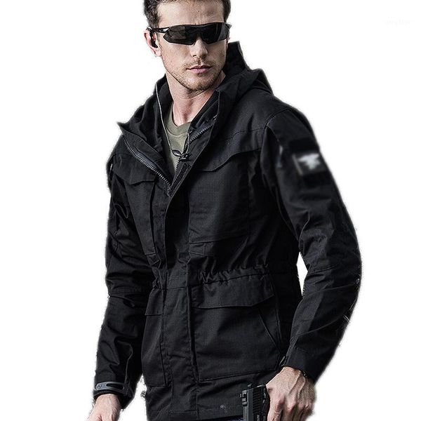 men's jackets 2021 men tactical waist drawstring hooded casual jacket soft blouse camouflage zipper outwear, Black;brown
men's jackets 2021 men tactical waist drawstring hooded casual jacket soft blouse camouflage zipper outwear, Black;brown