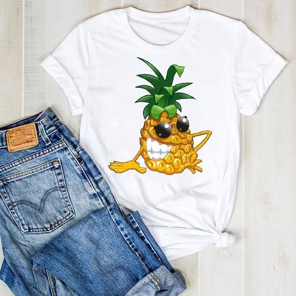 women lady pineapple cartoon funny cute fruit beach ladies summer t tee tshirt womens female shirt clothes graphic t-shirt, White
women lady pineapple cartoon funny cute fruit beach ladies summer t tee tshirt womens female shirt clothes graphic t-shirt, White