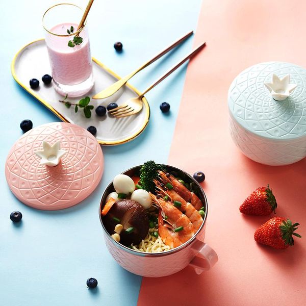 bowls instant noodle bowl tableware thickened anti-scalding spoon pineapple pattern stainless steel
bowls instant noodle bowl tableware thickened anti-scalding spoon pineapple pattern stainless steel