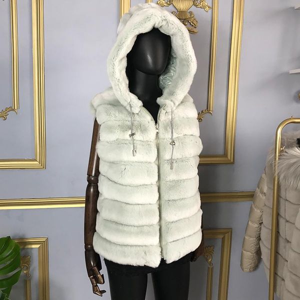 women's fur & faux vest coat jacket real women autumn winter hooded warm fashion waistcoat 4xl high-quality customizable, Black
women's fur & faux vest coat jacket real women autumn winter hooded warm fashion waistcoat 4xl high-quality customizable, Black