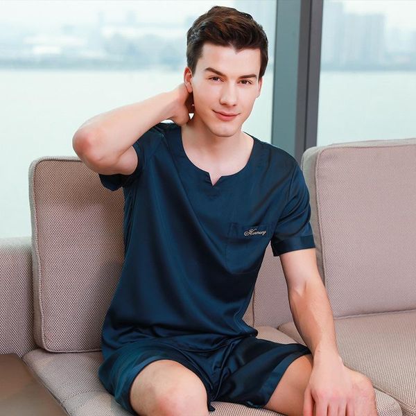 satin men pyjama set summer silk pajama suit short sleeve solid male sleepwear spring pijama man nightgown xxxl sleep men's, Black;brown
satin men pyjama set summer silk pajama suit short sleeve solid male sleepwear spring pijama man nightgown xxxl sleep men's, Black;brown