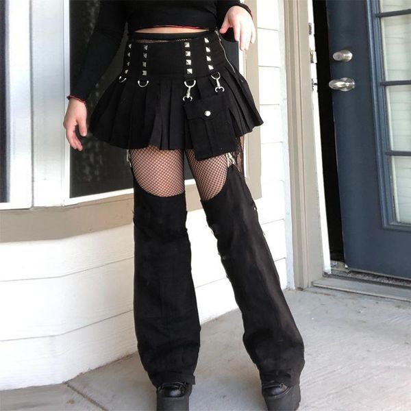 women's jeans gothic fashion grunge denim women streetwear dark academia cargo skirt pants jogger fairycore sweatpants, Blue
women's jeans gothic fashion grunge denim women streetwear dark academia cargo skirt pants jogger fairycore sweatpants, Blue