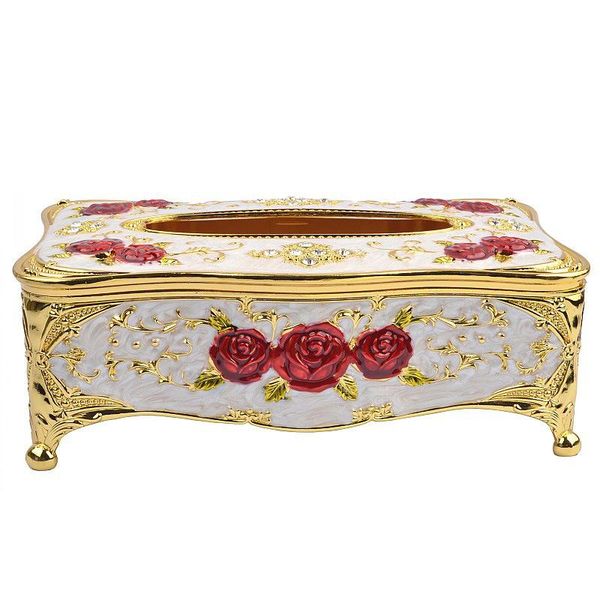 tissue boxes & napkins heymamba sliver/gold metal box rose flower paper case for home el ktv wedding table decoration
tissue boxes & napkins heymamba sliver/gold metal box rose flower paper case for home el ktv wedding table decoration