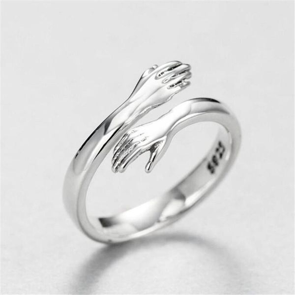 cluster rings creative love hug silver color ring fashion lady open jewelry gifts for lovers, Golden;silver
cluster rings creative love hug silver color ring fashion lady open jewelry gifts for lovers, Golden;silver