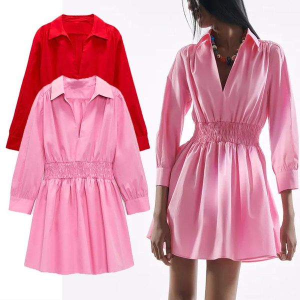 casual dresses 2021 pink mini shirt dress women elegant long sleeve elastic waist office laay summer woman fashion poplin, Black;gray
casual dresses 2021 pink mini shirt dress women elegant long sleeve elastic waist office laay summer woman fashion poplin, Black;gray
