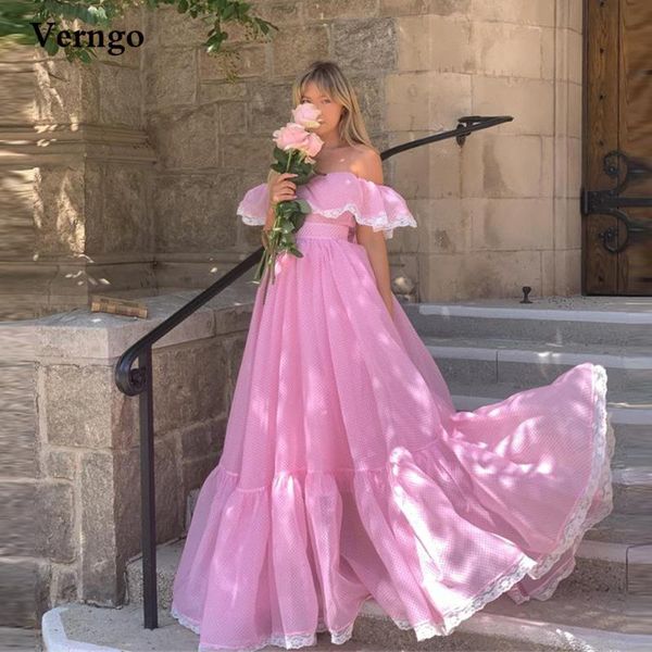 party dresses verngo pink a line grid princess long prom off shoulder sleeves white lace evening gowns garden country robes 2021, White;black
party dresses verngo pink a line grid princess long prom off shoulder sleeves white lace evening gowns garden country robes 2021, White;black