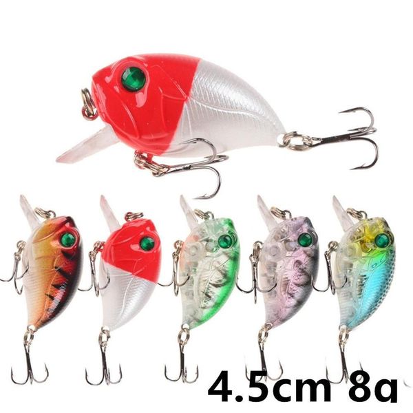 mixed 5 color 4.5cm 8g crank fishing hooks fishhooks 6# hook plastic hard baits & lures pesca fishing tackl jllhbq sport77777
mixed 5 color 4.5cm 8g crank fishing hooks fishhooks 6# hook plastic hard baits & lures pesca fishing tackl jllhbq sport77777