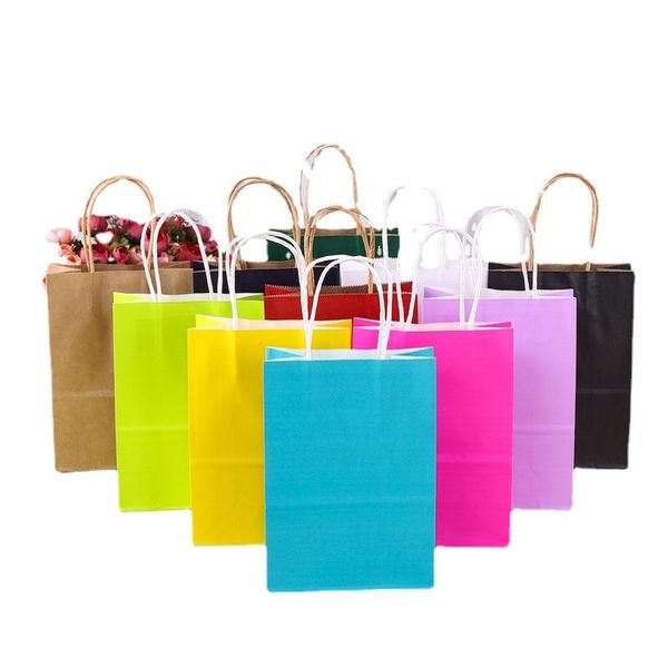 storage bags 30/50pcs custom kraft paper bag with handle wedding gift colorful clothing coffee shopping sacks eco friendly packaging handbag
storage bags 30/50pcs custom kraft paper bag with handle wedding gift colorful clothing coffee shopping sacks eco friendly packaging handbag