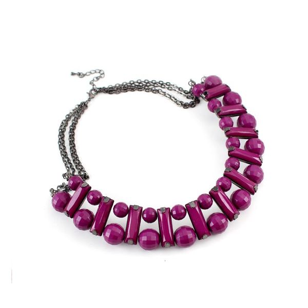 chokers classic big statement fuchsia purple acrylic beaded chain short choker necklace for women collar clavicle necklaces, Golden;silver
chokers classic big statement fuchsia purple acrylic beaded chain short choker necklace for women collar clavicle necklaces, Golden;silver